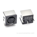 Гнездо MINI DIN 90 градусов DIP